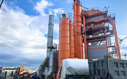 Product features of continuous asphalt mixing plants